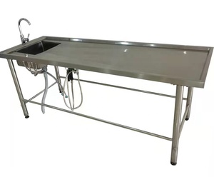 อุปกรณ์ชันสูตรศพสแตนเลสศพถอดศพศพศพโต๊ะหลังคลอด - Product Image 2