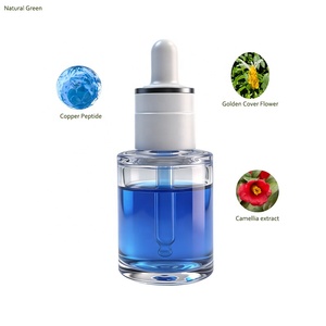 Sérum liquide raffermissant au cuivre bleu 5% Natural Green, hydrate et répare la barrière cutanée, apaise les peaux sensibles, visage, 33 ml - Product Image 1