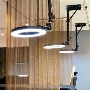 New Arrive Ceiling Ring Lights 18 Inch Led Wall Mounted Ring Light for Barber Shop Studio Makeup Photography