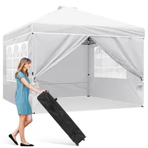 Teanling凉亭帐篷新设计10x10FT英尺户外夏季派对帐篷户外活动豪华户外时尚帐篷展览