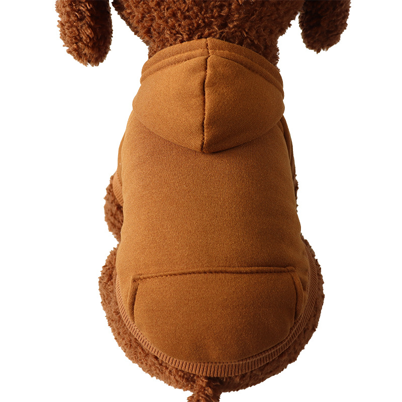 Poche sweat marron