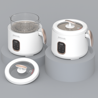 Olla Eléctrica Inteligente HY, Olla Eléctrica Portátil Multifunción, Nuevo Diseño para Uso Doméstico y Hotelero