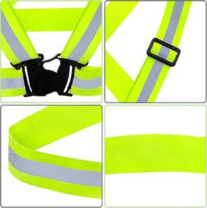 Chaleco de Seguridad Reflectante de Alta Visibilidad con Tela de Malla Transpirable, Protección con Certificación ANSI para Trabajo Nocturno y Construcción, Personalizable - Product Image 4