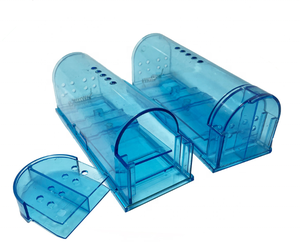 4 PACK Enfants PET Safe ABS Animal No Kill Humane <span class=keywords><strong>Mouse</strong></span> Trap Alive Catch and Release Rongeur <span class=keywords><strong>Cage</strong></span> for Rats <span class=keywords><strong>Mouse</strong></span> Mice - Product Image 3