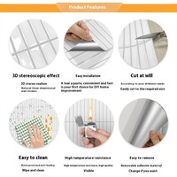 Pelindung Interior Panel dinding 3d karavan akustik Pvc kamar mandi strawberry Dekoratif tahan suara untuk desain kayu dekorasi busa api