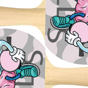 โรงงานผลิต<span class=keywords><strong>ไม้</strong></span><span class=keywords><strong>ปิงปอง</strong></span>พิมพ์ลายตามสั่ง พร้อมยางปุ่มลายการ์ตูนสีสันสดใส - Product Image 4