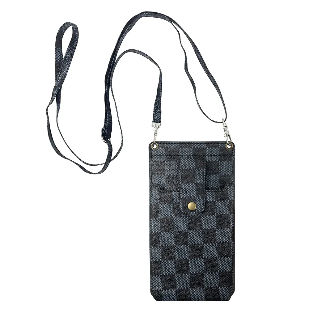 TENCHEN – étui en cuir véritable pour Iphone 14 Pro Max, petit sac à bandoulière universel pour téléphone portable, portefeuille
