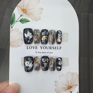 <span class=keywords><strong>Uñas</strong></span> Postizas <span class=keywords><strong>de</strong></span> Gel Suave, Cortas y Cuadradas, Hechas a Mano, Venta al por Mayor, <span class=keywords><strong>Uñas</strong></span> Acrílicas Artificiales - Product Image 4