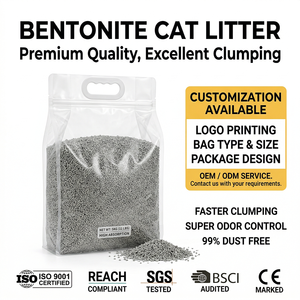 Dust Control Bentonite <b>Cat</b> <b>Litter</b> Odor Block Pure Source <b>Cat</b> <b>Litter</b> Sand Green Secure Rapid Forming Bentonite <b>Cat</b> <b>Litter</b> - Product Image 3