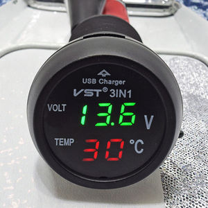 DAMAVO IATF16949 OEM ODM Fábrica de montaje en <span class=keywords><strong>Panel</strong></span> empotrado personalizado Barco marino 10-28V <span class=keywords><strong>Panel</strong></span> digital para automóvil Voltímetro LCD - Product Image 4