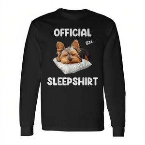 Camiseta de dormir de manga larga Yorkshire Terrier para amantes de los perros, equipo de camping - Product Image 3