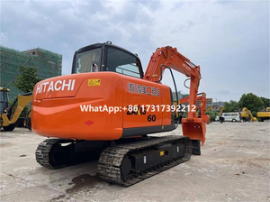 Excavatrice HITACHI ZX60 d'occasion de haute qualité en bon état de fonctionnement, dotée de composants essentiels (moteur, roulement, PLC) à vendre - Product Image 5