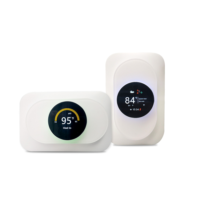 Knob Thermostat Digital Programmable Smart Air Conditioning 24V Tuya Wifi Heat Pump Thermostat