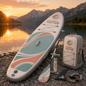 Notre planche à pagaie écologique et portable apporte de grands moments de plaisir pour les sorties en <span class=keywords><strong>famille</strong></span> et les aventures aquatiques en plein air. - Product Image 4