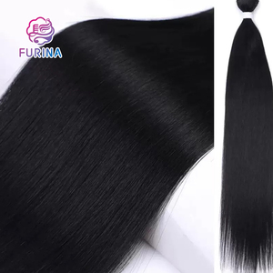 Top Girl 100g Naturale per Colore Ombre Biondo 22-40 Resistente al Calore Estensioni di Capelli Sintetici Lisci 100% Capelli Sintetici - Product Image 4