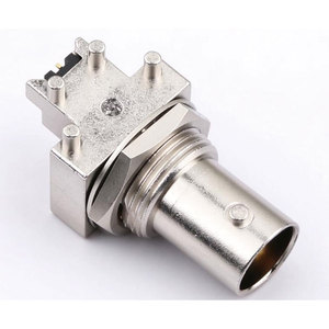 Connecteurs coaxiaux (RF) BNC(75)-BLR-PC-12G d'origine pour composants électroniques, 12 GHz, montage latéral sur carte, 75 ohms - Product Image 1