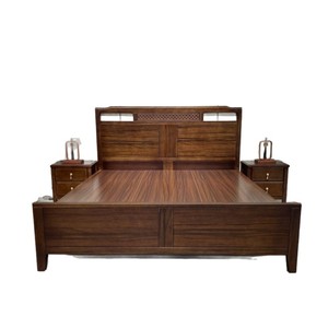 Nouveau lit plateforme en bois de rose 1,8 m avec rangement, mobilier de chambre - Product Image 4