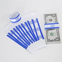 Bandes de monnaie, bandes de billets, enveloppeurs de billets pour organiser les billets