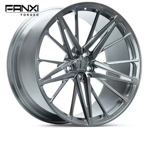 Jante monobloc forgée sur mesure 17x10J 18x10.5J 18x9.5 5x114.3 blanche pour Honda Civic, Subaru, Tesla, Hyundai (CE28N) - Product Image 5