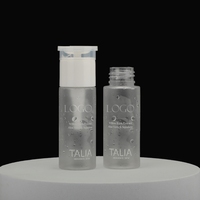 Flacon cosmétique transparent en PET 30ml 50ml 60ml vide pour maquillage, dissolvant de vernis à ongles, huile, emballage personnalisé avec pompe à pression