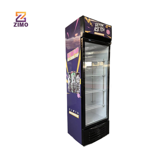Refroidisseur debout <span class=keywords><strong>réfrigérateur</strong></span> magasin porte en verre affichage <span class=keywords><strong>réfrigérateur</strong></span> armoire à vin visible commercial vertical vitrine de boissons - Product Image 3