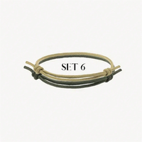 Accessoires de plage d'été réglables étanches pour surfeurs 2 pièces Bracelet en corde tressée pour hommes et femmes