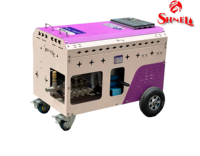 Nettoyeur haute pression industriel 30KW 600Bar 380V 8702PSI, eau froide, nettoyage des surfaces métalliques, élimination de la saleté tenace, de la rouille et de la peinture.