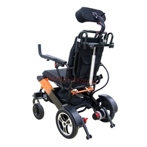 <span class=keywords><strong>Fauteuil</strong></span> roulant électrique multifonctionnel léger en aluminium pliable avec double batterie au lithium - Product Image 4