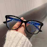 Lunettes DL transparentes anti-lumière bleue, lunettes œil de chat pour femmes, lunettes optiques claires, montures de lunettes