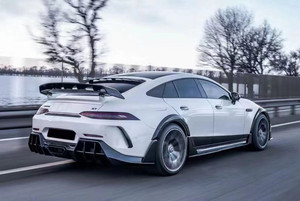 Kit carrosserie large Mercedes <span class=keywords><strong>AMG</strong></span> GT50 53 <span class=keywords><strong>63</strong></span>, nouveau spoiler de pare-chocs d'échappement à clipser, capot pour <span class=keywords><strong>AMG</strong></span> <span class=keywords><strong>GT</strong></span> <span class=keywords><strong>63</strong></span> - Product Image 2