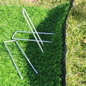 Clous de fixation pour gazon en acier galvanisé, clous en U pour jardin - Product Image 6