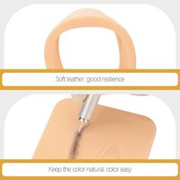 Silicone sourcil tatouage pratique peau microlame maquillage peau tranche sourcil modèle eyeliner tatouage latex peau