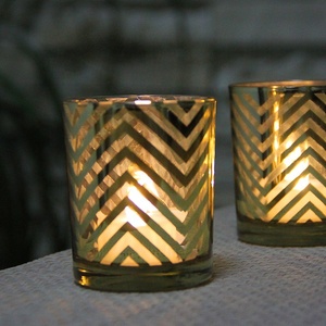 Glass Votive TEA-light <b>Candle</b> Holder for Wedding Home Decoration - Product Image 3