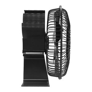 Ventilatore per Stufa a Legna a Fiamma Reale, Moderno in Lega di Alluminio, Non Elettrico, Accessorio per Caminetto, Silenzioso, Installazione Autoportante, AC - Product Image 6