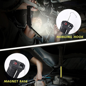 Lampe de travail rechargeable XINSITE COB 1800mAh, pliable, magnétique, LED, pour réparation automobile, inspection, extérieur - Product Image 5