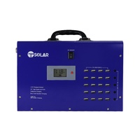 20 kits solaires portables au lithium pour la charge de téléphones USB, 150W, 12.8V, contrôleur PWM, utilisés dans les routeurs WIFI, les chariots de vente, batterie 50Ah