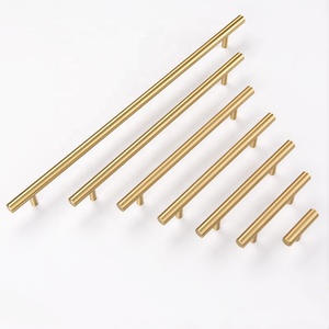 Phần Cứng Tủ Chải Đồng Thau <span class=keywords><strong>Euro</strong></span> <span class=keywords><strong>Style</strong></span> Bar Xử Lý Kéo Tủ Quần Áo Xử Lý - Product Image 1