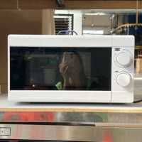 Oven Microwave 20L Laris Manis Tersedia 700W Model Meja Kecil untuk Rumah Tangga Dapur dengan Piring Putar Kaca MMW50S-1-ZX