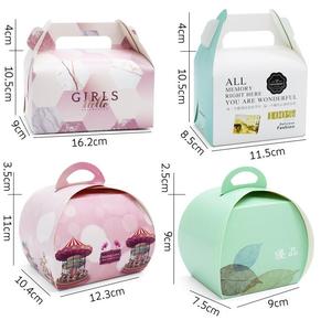 Embalaje de pastel con corte láser, cajas de mariposa de sirena de jungla para regalo de feliz cumpleaños, dulces, <span class=keywords><strong>Chocolate</strong></span> - Product Image 4