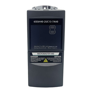 อินเวอร์เตอร์ 6SE6440-2UC13-7AA0 รุ่น MM440 ซีรีส์ 0.37kW เฟสเดียว 220V สำหรับงานทั่วไป ของแท้ 100% และใหม่เอี่ยม - Product Image 2