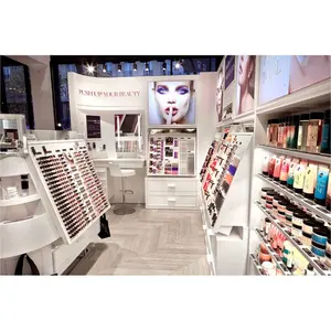 Exposição de móveis de loja de beleza comercial exposição de produtos cosméticos exposição de armário