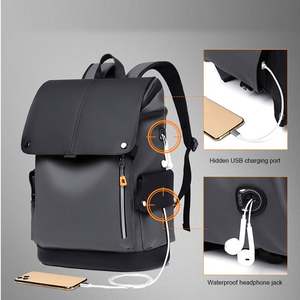 กระเป๋าเป้สะพายหลังคุณภาพดี ปี 2026 พร้อมช่อง USB ผลิตจากผ้า Oxford เคลือบอย่างดี รับสกรีนโลโก้ เหมาะสำหรับเดินทางและธุรกิจ - Product Image 5