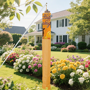 Decoración de Superficie para Ducto de Aire con Diseño de Calabaza de Acción de Gracias de 30*45CM, con 6 Tiras de Gráficos Impresos Digitalmente de 5*60CM - Product Image 6