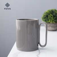 Tasses à café en céramique de style japonais FENN 300 ml, tasse en céramique personnalisable, tasse à café latte en céramique pour cadeau