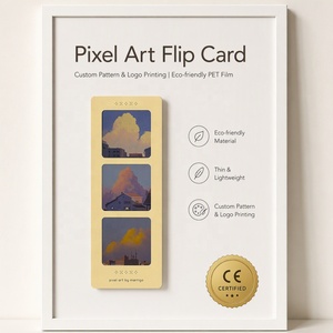 Cartes de projection transparentes en PET avec logo personnalisé, papier couché de qualité supérieure 300g, cadre monté, certifié CE - Product Image 6