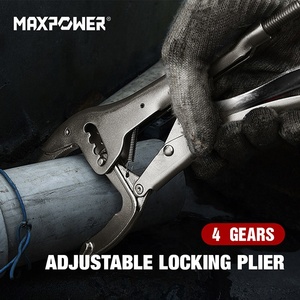 4 vị trí thêm mở rộng khóa kìm cá sấu Vise Grip chặt chẽ Grip cong hàm 10 "có thể điều chỉnh phó Grip - Product Image 6