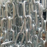 Fábrica soldado Din764 estándar de hierro galvanizado medio eslabón de la cadena
