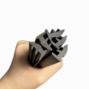 Joint d'étanchéité en caoutchouc EPDM et silicone pour verre, bande d'étanchéité industrielle B pour fenêtres et portes en alliage d'aluminium - Product Image 4
