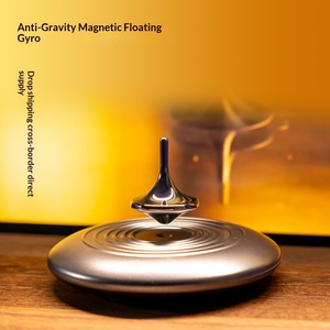 Giroscopio de Levitación Magnética - Inception Black Tech, Giroscopio Magnético Flotante de <span class=keywords><strong>Metal</strong></span> para Aliviar el Estrés, Original de Fábrica - Product Image 1
