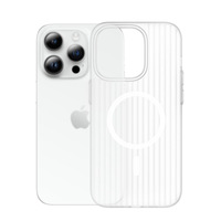 Étui de téléphone magnétique mat pour iPhone 18 Pro/17 Pro Max/16 Plus/15/14/13, ultra fin, antidérapant, résistant aux chutes, protection intégrale